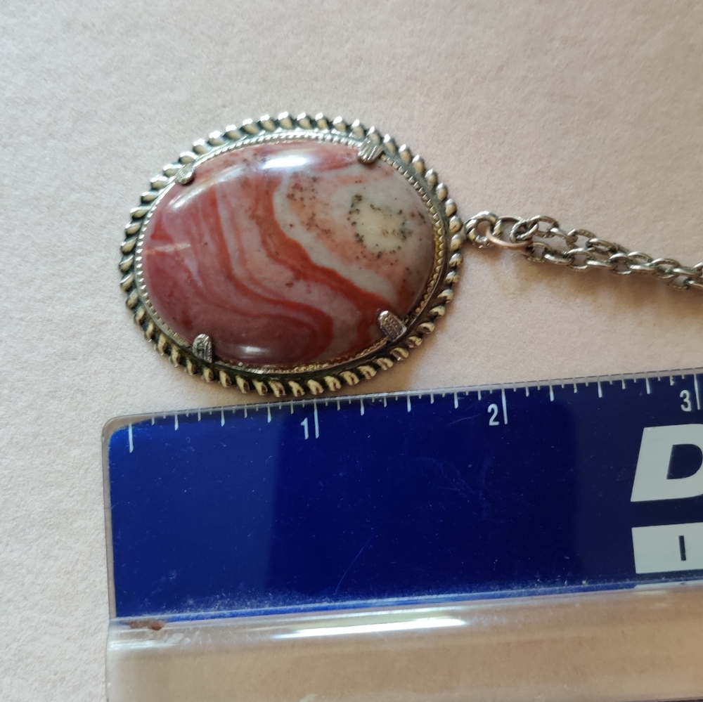 Vintage rhodochrosite healing necklace - Picture 13 of 16